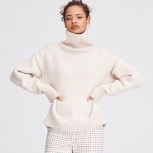Rag & Bone Lunet wool turtleneck ribbed sweater Small $450